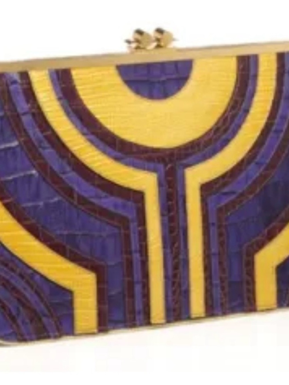 Just Cavalli Aztec oversized Clutch